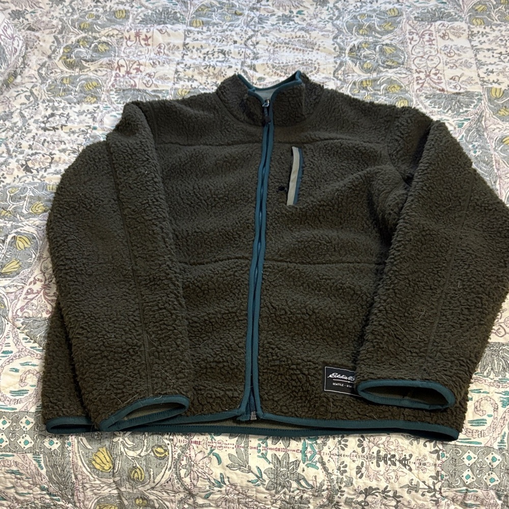 Eddie Bauer Fleece Jacket - Dark Green